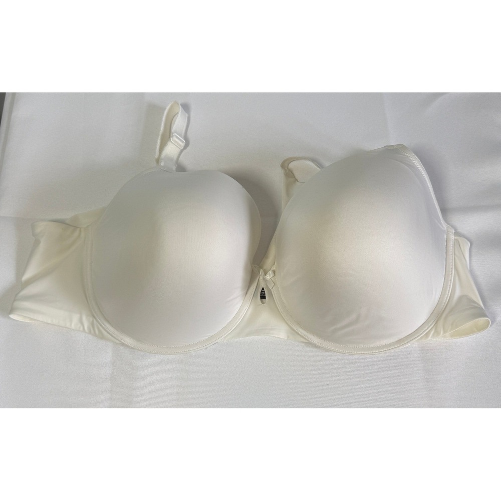 Torrid Bra 46D White Perfectly Lightly Lined Underwire T-Shirt Full Coverage